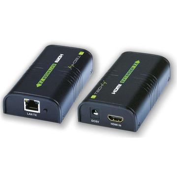 Techly HDMI extender / splitter over IP, up to 120m