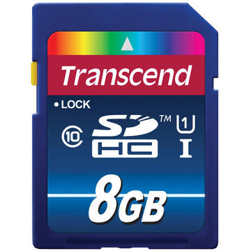 Card memorie Transcend 8GB SDHC Class10 UHS-I