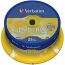 Verbatim Verbatim DVD+RW [ 4.7GB, 4x, spindle, 25 bucati ]