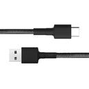 USB Type-C, lungime 1 m, Negru