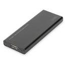 External SSD Enclosure M2 (NGFF) SATA III to USB 3.0, aluminum, black