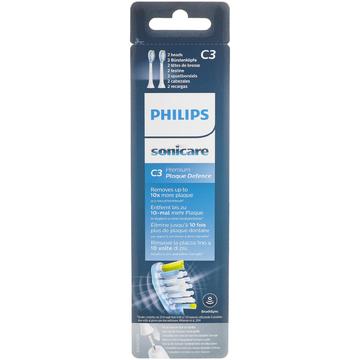Philips Rezerve Sonicare C3 Premium Plaque Control HX9042/17 pachet de 2 capete de periere, alb