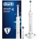 ORAL-B Periuta de dinti electrica Oral-B Smart 4000 N WT Curatare 3D 3 programe 2 capete Bluetooth Alb