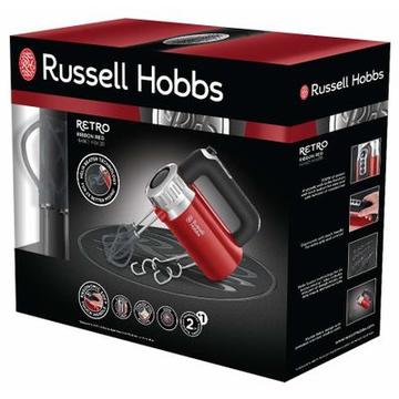 Mixer Russell Hobbs Retro 500W Rosu
