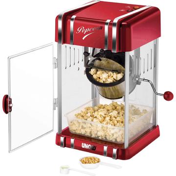 Unold Aparat popcorn 48535 Retro, 300W, Rosu