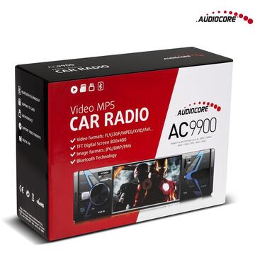 Sistem auto AUDIOCORE AC9900 Car radio MP5 AVI DVIX Bluetooth handsfree + remote
