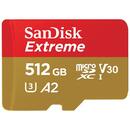 SanDisk microSDXC V30 A2 512GB Extreme 160MB