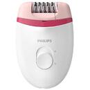 Philips Satinelle Essential BRE235/00, Cap pentru zone sensibile , perie de curatare, 15V, Alb