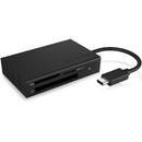 RaidSonic IcyBox External multi card reader USB 3.0 Type-C, CF, SD, microSD