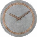 NeXtime Ceas de perete, D-39,5 cm, polirasina/lemn, NeXtime - gri