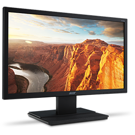 Monitor LED Acer V196HQLAB, 18.5 inch, 1366x768, 5ms, Negru