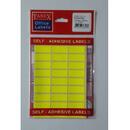 Tanex Etichete autoadezive color, 12 x 30 mm, 300 buc/set, Tanex - galben fluorescent