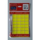 Tanex Etichete autoadezive color, 22 x 32 mm, 180 buc/set, Tanex - galben fluorescent