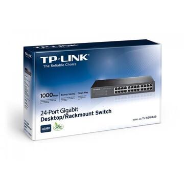 Switch TP-LINK Switch TL-SG1024D, 24 x 10/100/1000Mbps