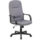 Office Products Scaun de birou, brate plastic, rotile, stofa, Office Products Malta - gri