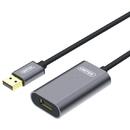 UNITEK Unitek Cablu extensie activă USB 2.0, 20m,  Alu., Y-274