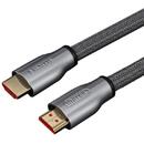 UNITEK Unitek Cablu LUX HDMI v.2.0 M/M 2,0m, aur, împletitură de cablu, Y-C138RGY