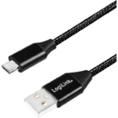 LogiLink LOGILINK - USB-A 2.0 cable to micro-USB male, 0.3m