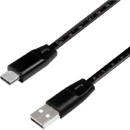 LogiLink LOGILINK - USB-A 2.0 cable USB-A male to USB-C male, black, 1m