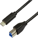 LogiLink LOGILINK - USB 3.2 Gen1x1 cable, USB-C male to USB-B male, 2m