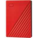 Western Digital External HDD WD My Passport 2.5'' 4TB USB 3.2 Red