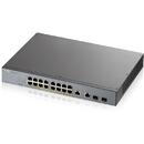 ZyXEL GS1350-18HP, 18 Port managed CCTV PoE switch, long range, 250W