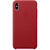 Leather Case Apple pentru iPhone XS Max, Piele, Red
