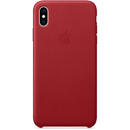 Apple pentru iPhone XS Max, Piele, Red