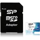 Silicon Power Silicon Power memory card Superior Pro Micro SDXC 64GB UHS-I U3 V30 +adapter