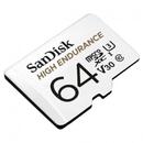 SanDisk High Endurance Video Monitoring microSDHC 64GB (Read/Write) 100/40 MB/s