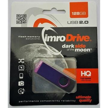 Memorie USB Pen drive IMRO AXIS/128G USB (128GB; USB 2.0; purple color)