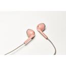 Headphones with microphone JVC HA-F19M-PT (in-ear; YES; pink color