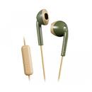 JVC Headphones with microphone JVC HA-F19M-GC (in-ear; YES; green color
