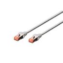 DIGITUS Premium CAT 6 SSTP patch cable, Length 20m, Color grey