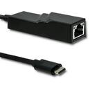 QOLTEC Qoltec USB adapter type C male / RJ-45 female | 20cm