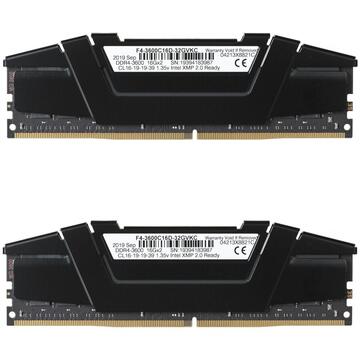 Memorie G.Skill RipjawsV F4-3600C16D-32GVKC (DDR4 DIMM; 2 x 16 GB; 3600MHz; 16)