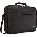 Advantage Briefcase pentru Laptop de 15.6inch, Black