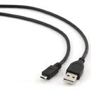 Gembird CABLU USB2.0 la Micro-USB  GEMBIRD  0.5m, (AM/BM), white, "CCP-mUSB2-AMBM-W-0.5m"