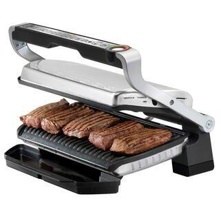 Grill electric Tefal OptiGrill+ XL GC722D16 (folding; 2000W; black and silver color)