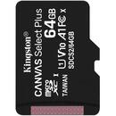 Kingston Canvas Select Plus SDCS2/64GBSP (64GB; Class 10, Class A1; Memory card)