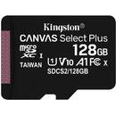 Kingston Canvas Select Plus SDCS2/128GBSP (128GB; Class 10, Class A1; Memory card)