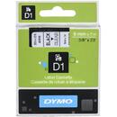 DYMO Tape DYMO D1- 9mm x 7m czarny/przezroczysty S0720670 (9 mm )