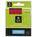 DYMO Tape DYMO D1- 9mm x 7m Negru/czerwony S0720720 (9 mm )