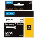 DYMO Tape Polyester For printers DYMO RHINO czarna/biały 1734523 (24mm )