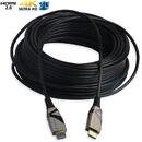 TECHLY Techly Cablu optic activ HDMI-HDMI M/M v2.0 Ethernet 3D 4K 10m negru