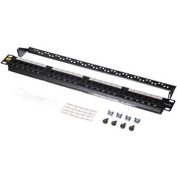 Netrack patchpanel 19'' 24 ports cat. 5e UTP LSA