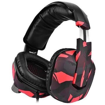 Casti Somic G909JD Gaming Headset Black/Red