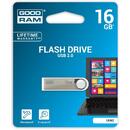 GOODRAM USB flash drive GoodRam UUN2 UUN2-0160S0R11 16GB; USB 2.0; Argintiu