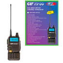 CRT Statie radio VHF/UHF portabila CRT FP00 dual band 136-174 si 400-440 MHz culoare Negru, VOX, 128 canale, Scan, Programabila, Lanterna, FM radio, T.O.T, Repeater