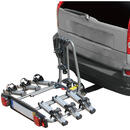 Suport biciclete PNI GO3 cu lampi spate pentru 3 biciclete cu prindere pe carligul de remorcare